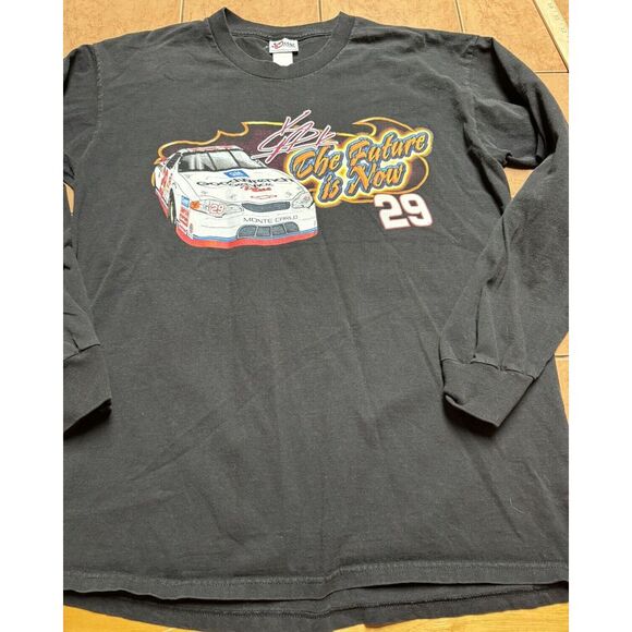 Chaser Other - Vintage Chase Kevin Harvick #29 All‎ Over Print T Shirt Mens Sz Large L/S